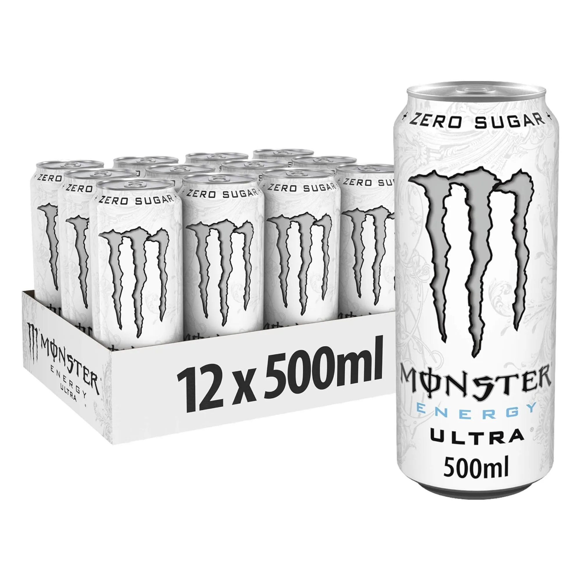 MONSTER ENERGY ULTRA WHITE