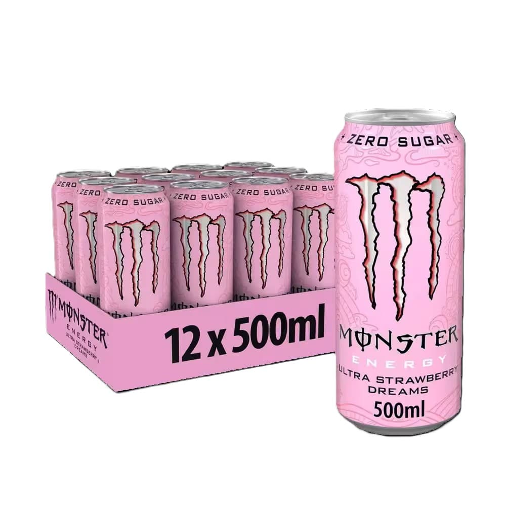 MONSTER ENERGY ULTRA STRAWBERRY DREAMS